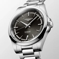New Orologio Longines Conquest Nero Automatico 41 mm Uomo Orologi Longines Uomo