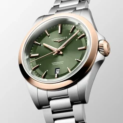Fashion Orologio Longines Conquest Automatico Verde 30 mm Donna Orologi Longines Donna