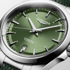 Online Orologio Longines Conquest Verde Caucciu 38 mm Uomo Orologi Longines Uomo