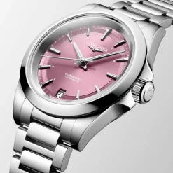 Sale Orologio Longines Conquest Sunray Rosa Automatico 34 mm Donna Orologi Longines Donna