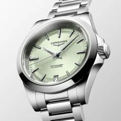 Hot Orologio Longines Conquest Sunray Verde Automatico 34 mm Donna Orologi Longines Donna