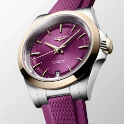 Fashion Orologio Longines Conquest Sunray Purple Automatico 34 mm Donna Orologi Longines Donna