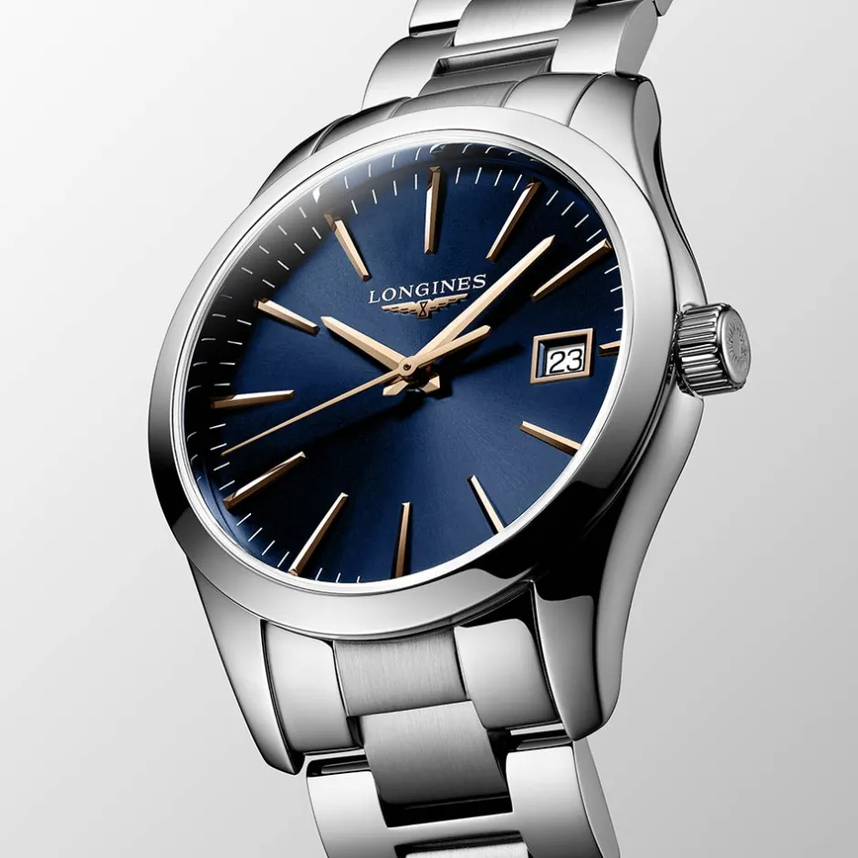 Outlet Orologio Longines Conquest Classic Blu Quartz 34 mm Donna Orologi Longines Donna