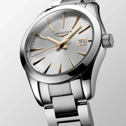 Discount Orologio Longines Conquest Classic Argento Quartz 29,5 mm Donna Orologi Longines Donna