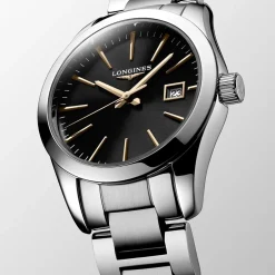 Best Orologio Longines Conquest Classic Nero Quartz 29,5 mm Donna Orologi Longines Donna