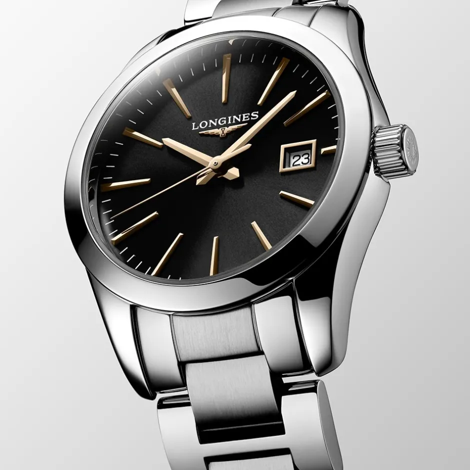 Best Orologio Longines Conquest Classic Nero Quartz 29,5 mm Donna Orologi Longines Donna