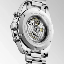 Best Orologio Longines Conquest Chronograph Bianco e Verde 42 mm Uomo Orologi Longines Uomo