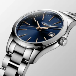 Outlet Orologio Longines Conquest Classic Blu Quartz 34 mm Donna Orologi Longines Donna