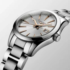 Discount Orologio Longines Conquest Classic Argento Quartz 29,5 mm Donna Orologi Longines Donna