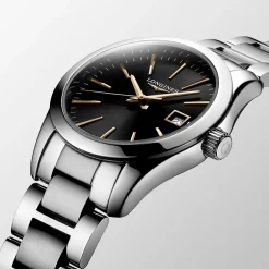 Best Orologio Longines Conquest Classic Nero Quartz 29,5 mm Donna Orologi Longines Donna