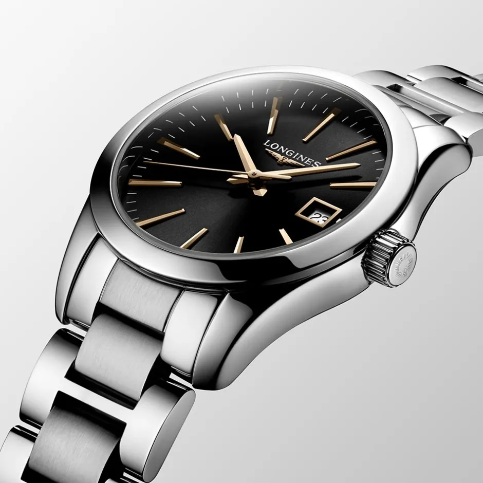 Best Orologio Longines Conquest Classic Nero Quartz 29,5 mm Donna Orologi Longines Donna