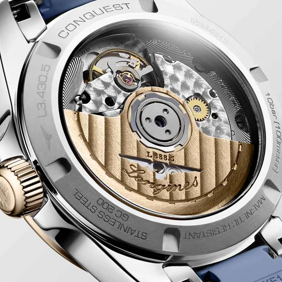 Best Orologio Longines Conquest Blu Caucciu Automatico 34 mm Donna Orologi Longines Donna