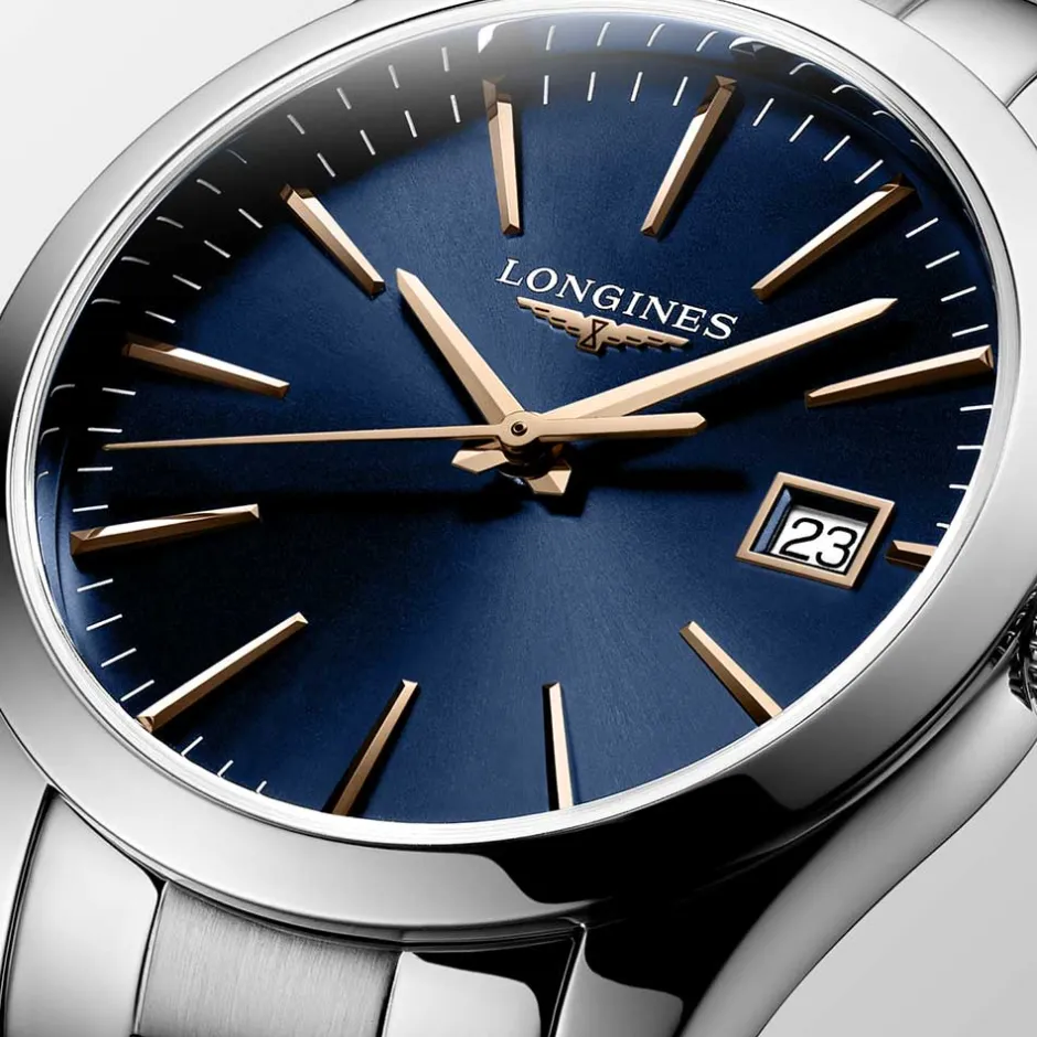 Outlet Orologio Longines Conquest Classic Blu Quartz 34 mm Donna Orologi Longines Donna