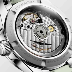 Sale Orologio Longines Conquest Verde Caucciu Automatico 34 mm Donna Orologi Longines Donna