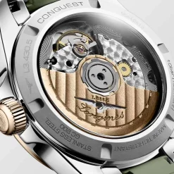 New Orologio Longines Conquest Sunray Green Automatico 34 mm Donna Orologi Longines Donna