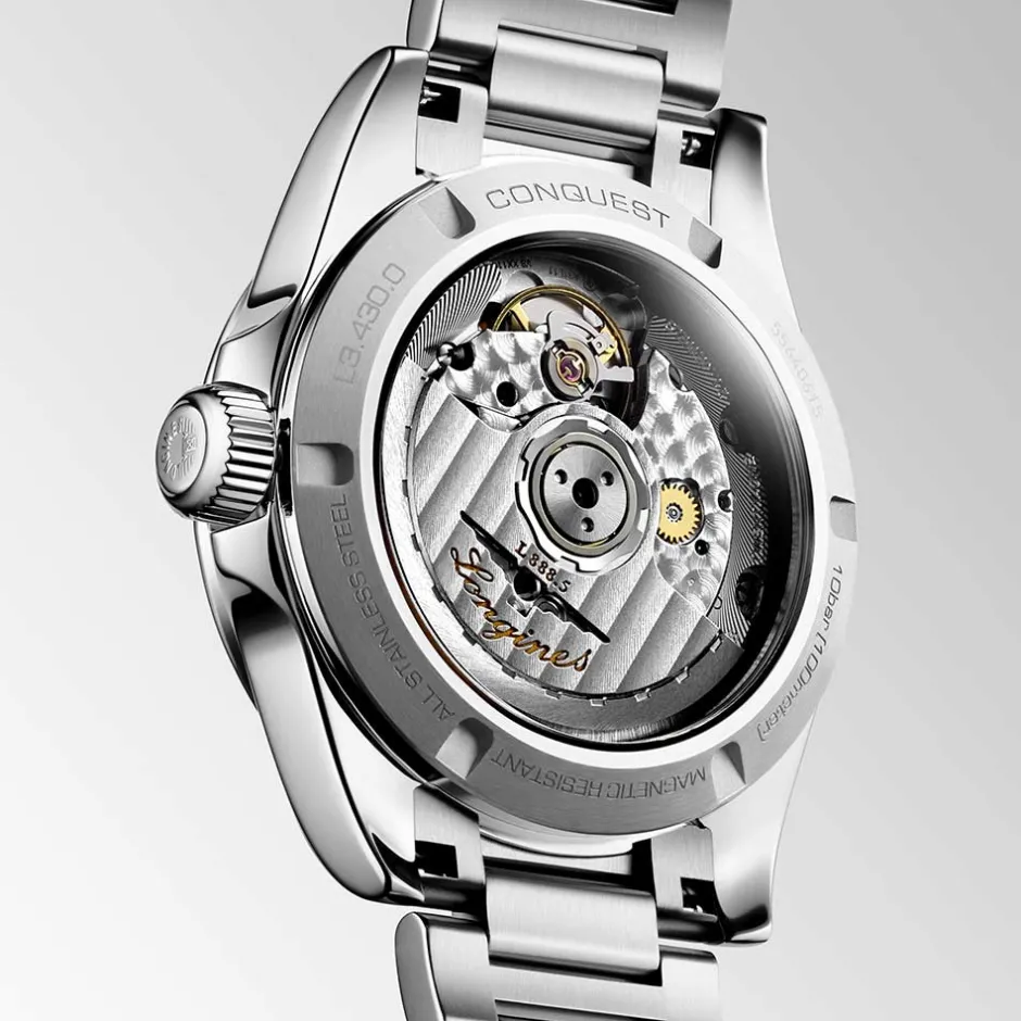Discount Orologio Longines Conquest Automatico Madreperla con Diamanti 34 mm Donna Orologi Longines Donna