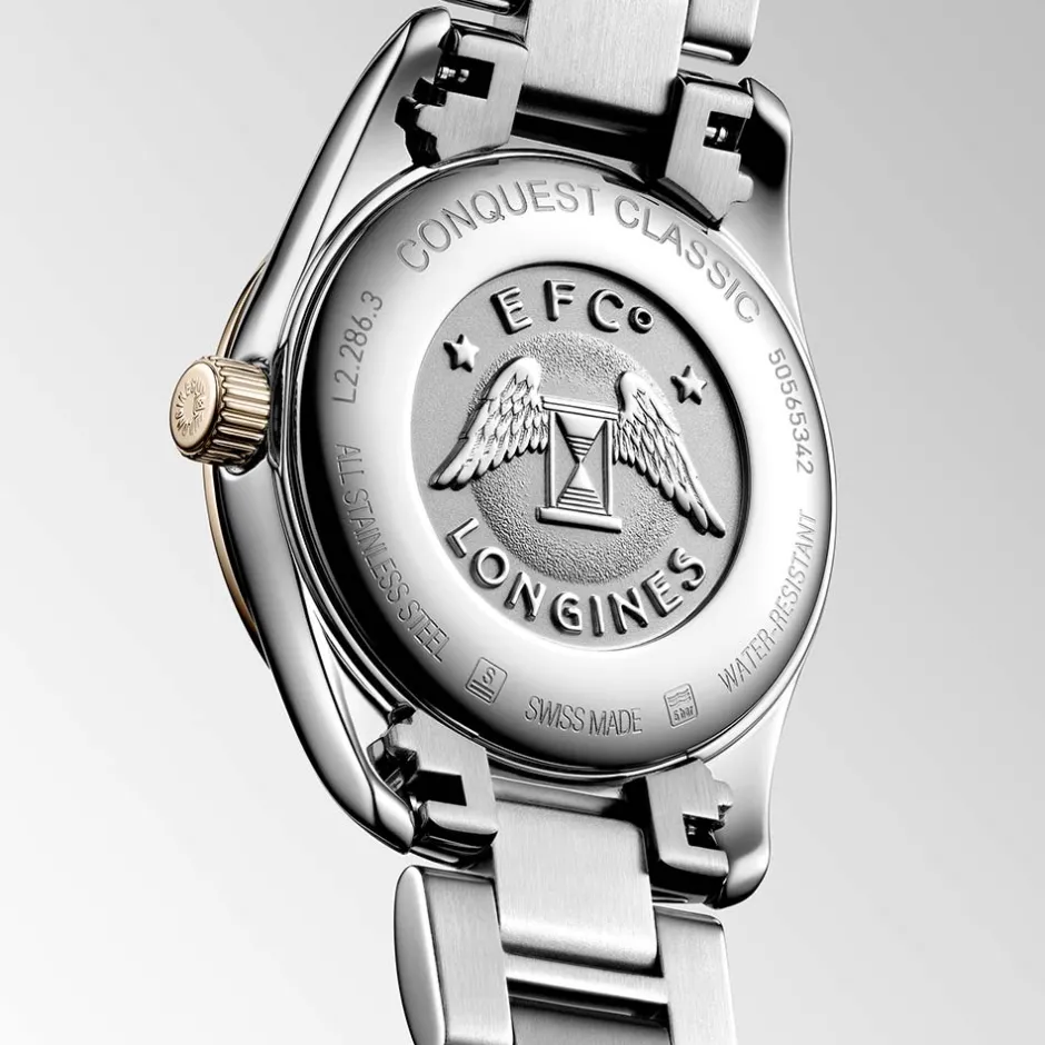 Best Orologio Longines Conquest Classic Quarzo Acciaio Rosa 29,50 mm Donna Orologi Longines Donna