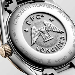 Clearance Orologio Longines Conquest Classic Rosa con Madreperla e Diamanti Quartz 29,5 mm Donna Orologi Longines Donna