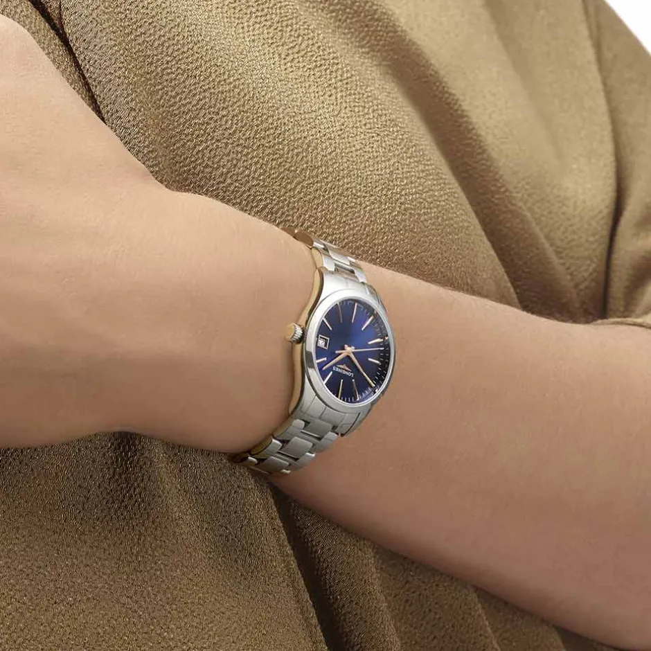 Outlet Orologio Longines Conquest Classic Blu Quartz 34 mm Donna Orologi Longines Donna