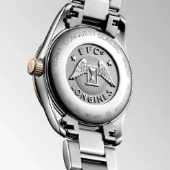 Clearance Orologio Longines Conquest Classic Rosa con Madreperla e Diamanti Quartz 29,5 mm Donna Orologi Longines Donna