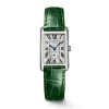 Outlet Orologio Longines DolceVita Pelle Verde Quartz 20,8 x 32 mm Donna Orologi Longines Donna
