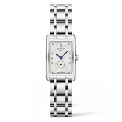 Fashion Orologio Longines Dolcevita Quarzo Acciaio Madreperla Bianca 20,80 X 32 mm Donna Orologi Longines Donna