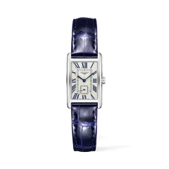 Outlet Orologio Longines DolceVita Pelle Blu Quartz 20,8 x 32 mm Donna Orologi Longines Donna