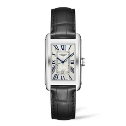 Sale Orologio Longines Dolcevita Automatico Pelle Argento 27,70 x 43,80 mm Donna Orologi Longines Donna | Orologi Longines Uomo