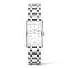 Clearance Orologio Longines Dolcevita Quarzo Acciaio Bianco 23,30 x 37,00 mm Donna Orologi Longines Donna