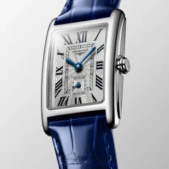 Outlet Orologio Longines DolceVita Pelle Blu Quartz 20,8 x 32 mm Donna Orologi Longines Donna
