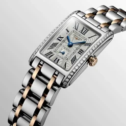 New Orologio Longines Dolcevita Quarzo Acciaio Argento 20,80 x 32 mm Donna Orologi Longines Donna