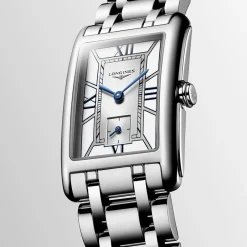 Fashion Orologio Longines DolceVita Quarzo Acciaio Bianco 23,30 mm x 37 mm Donna Orologi Longines Donna