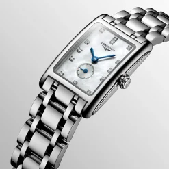 Fashion Orologio Longines Dolcevita Quarzo Acciaio Madreperla Bianca 20,80 X 32 mm Donna Orologi Longines Donna