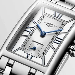 Fashion Orologio Longines DolceVita Quarzo Acciaio Bianco 23,30 mm x 37 mm Donna Orologi Longines Donna