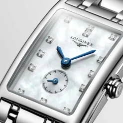 Fashion Orologio Longines Dolcevita Quarzo Acciaio Madreperla Bianca 20,80 X 32 mm Donna Orologi Longines Donna