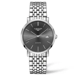 Best Orologio Longines Elegant Collection Grigio Automatico 39 mm Uomo Orologi Longines Uomo