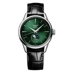 Discount Orologio Longines Flagship Heritage Verde Fasi Lunari 38,5 mm Uomo Orologi Longines Uomo