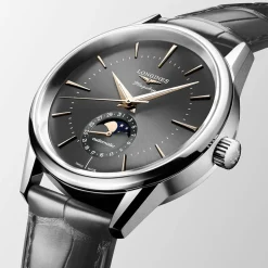 Sale Orologio Longines Flagship Heritage Antracite Fasi Lunari 38,5 mm Uomo Orologi Longines Uomo