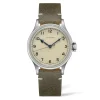 Best Orologio Longines Heritage Military Automatico Argento Pelle Verde 38,5 mm Uomo Orologi Longines Uomo