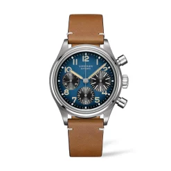 Clearance Orologio Longines Heritage Avigation Bigeye Titanium Cronografo Blu 41 mm Donna Orologi Longines Donna | Orologi Longines Uomo