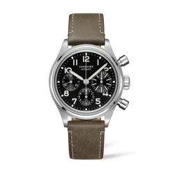 Online Orologio Longines Heritage Avigation Bigeye Cronografo Nero Automatico 41 mm Donna Orologi Longines Donna | Orologi Longines Uomo