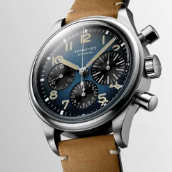 Clearance Orologio Longines Heritage Avigation Bigeye Titanium Cronografo Blu 41 mm Donna Orologi Longines Donna | Orologi Longines Uomo