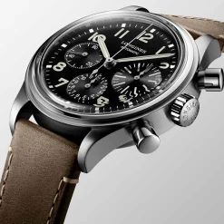 Online Orologio Longines Heritage Avigation Bigeye Cronografo Nero Automatico 41 mm Donna Orologi Longines Donna | Orologi Longines Uomo