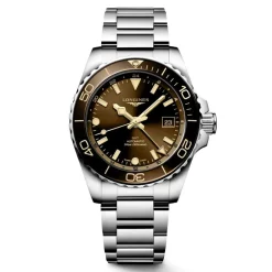 Sale Orologio Longines Hydroconquest GMT Marrone 41 mm Uomo Orologi Longines Uomo