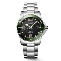 Hot Orologio Longines Hydroconquest Automatico Verde Acciaio 41 mm Uomo Orologi Longines Uomo