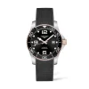 Outlet Orologio Longines Hydroconquest Nero Caucciu Automatico 41 mm Uomo Orologi Longines Uomo