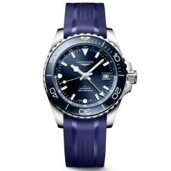 Outlet Orologio Longines Hydroconquest GMT Blu Caucciu 43 mm Uomo Orologi Longines Uomo