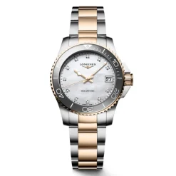 Clearance Orologio Longines Hydroconquest Madreperla PVD Rosa 32 mm Donna Orologi Longines Donna