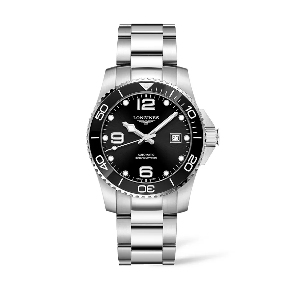 Clearance Orologio Longines Hydroconquest Nero Automatico 41 mm Uomo Orologi Longines Uomo