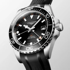 Hot Orologio Longines Hydroconquest GMT Caucciu Nero 43 mm Uomo Orologi Longines Uomo